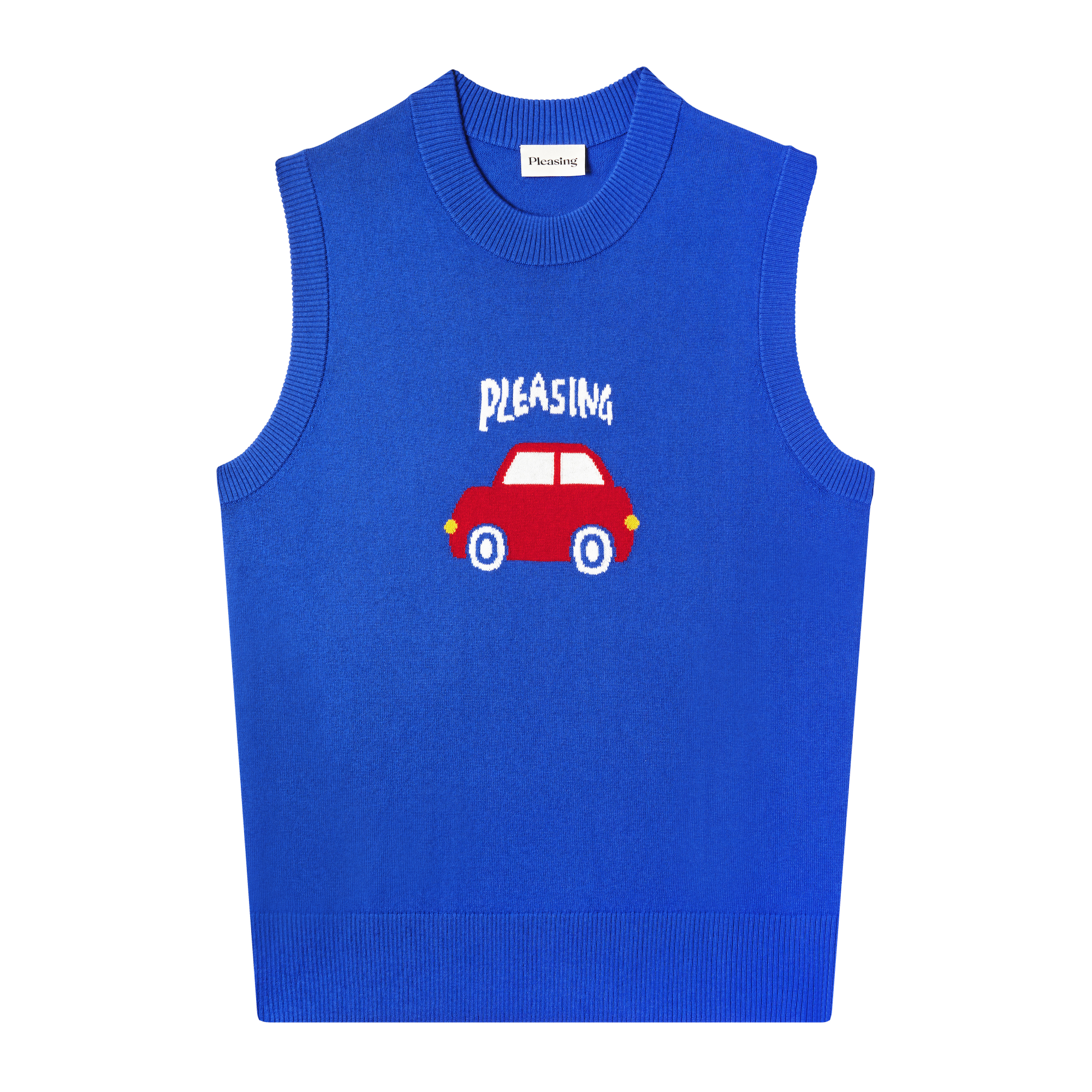 The Drive Me Crazy Knitted Vest | Blue