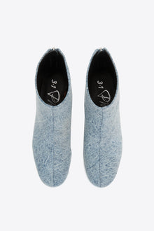 Nadia Heel Boot | Washed Indigo