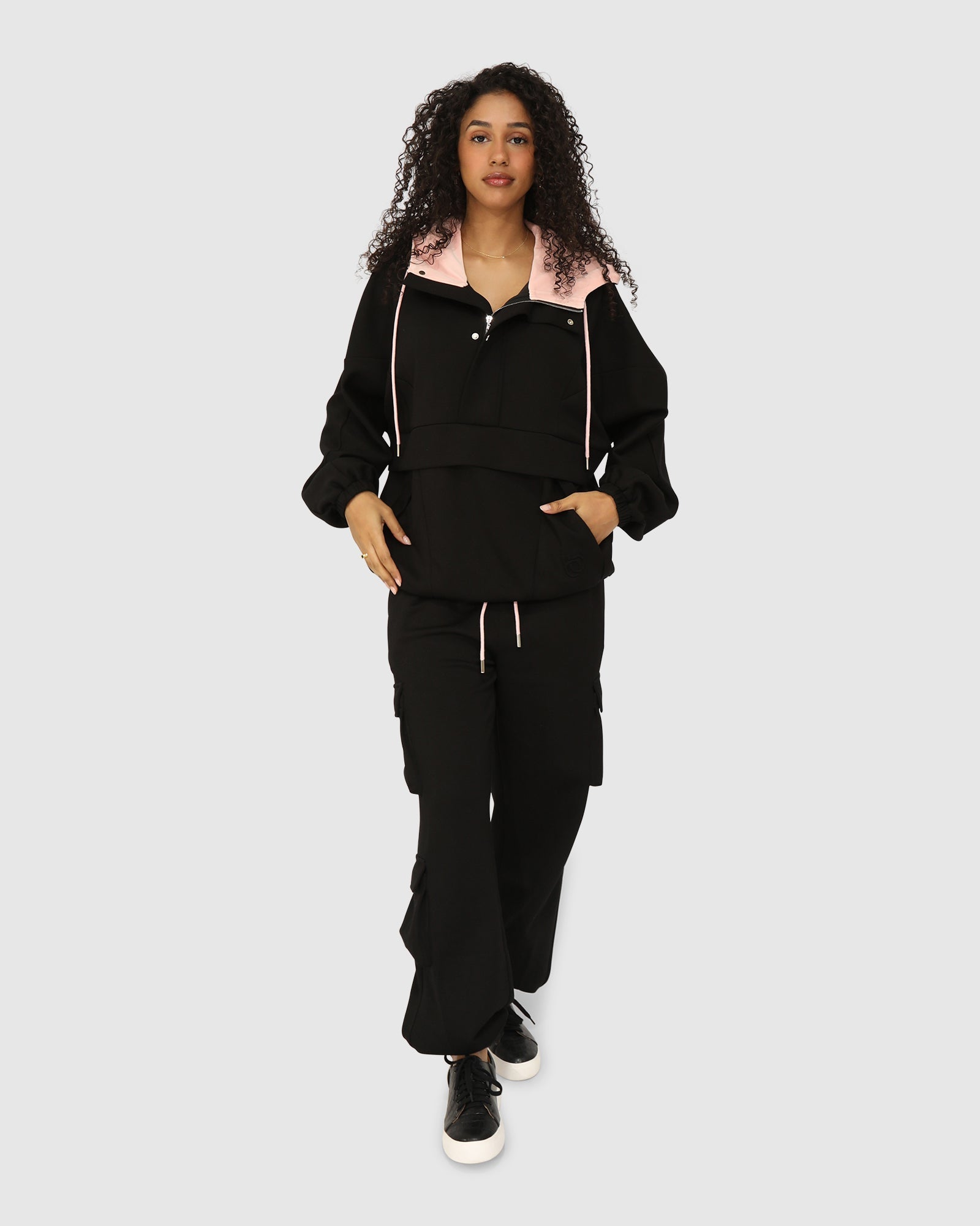 Women | Perfect Match Cargo Trackpants | Black