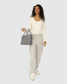 Women | Perfect Match Cargo Trackpants | Grey Marle