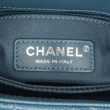 Chanel | Pre-Owned Mini Quilted Caviar Coco Top Handle Bag | Blue/Navy