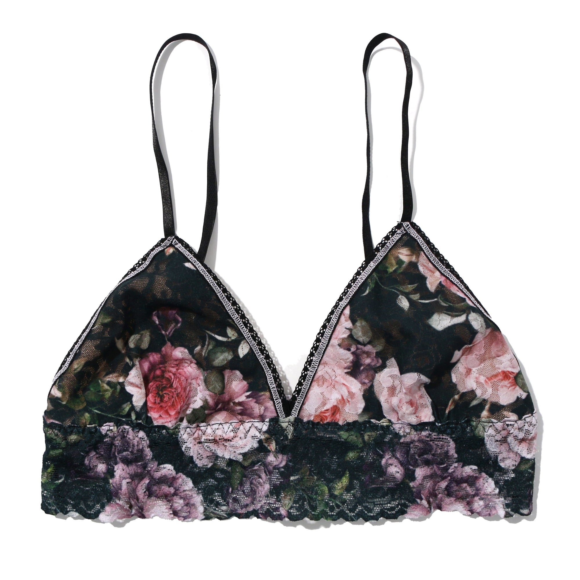 Signature Lace Padded Bralette | Romantique (Black)