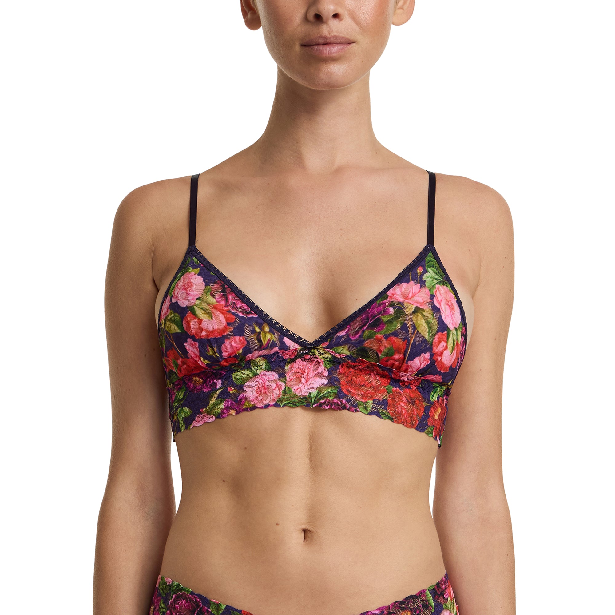 Signature Lace Padded Bralette | Winters Tale (Navy)