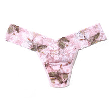 Signature Lace Low Rise Thong | Antique Lily