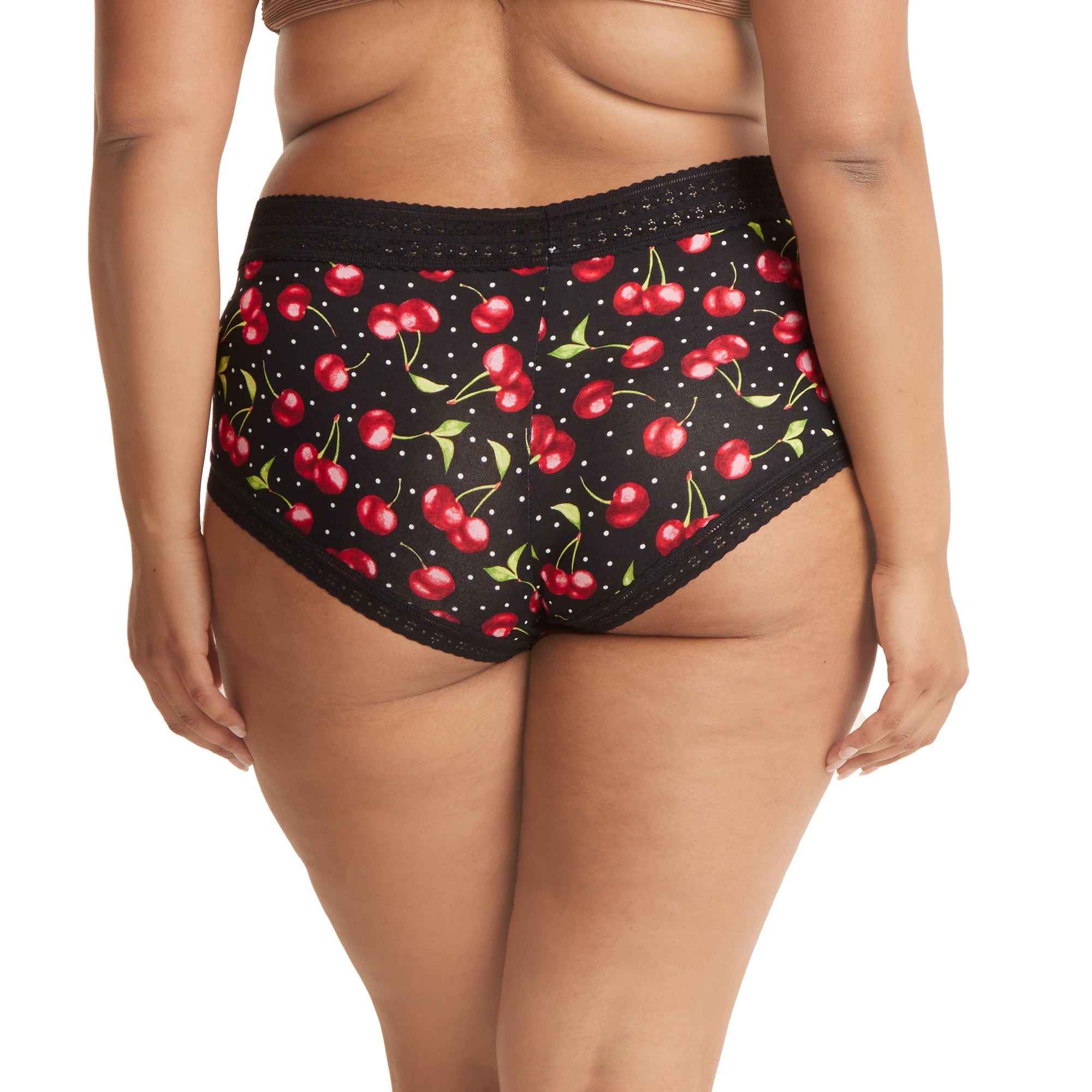 Plus Size Dreamease Modal Boyshort | Cherry Bomb