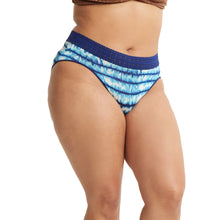 Plus Size Dream Modal French Brief | Indigo Stripe