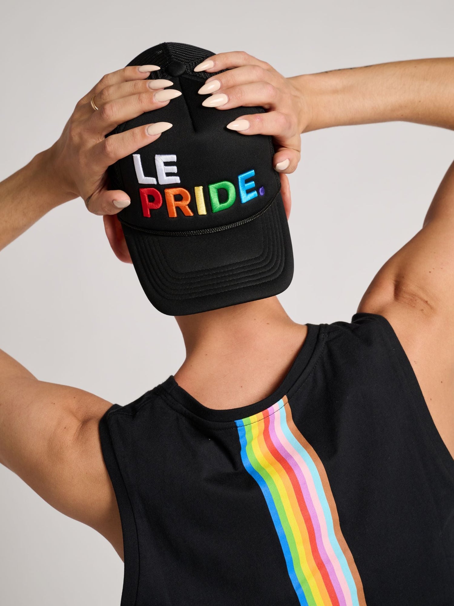 Le Ride | Le Pride Trucker Hat | Black