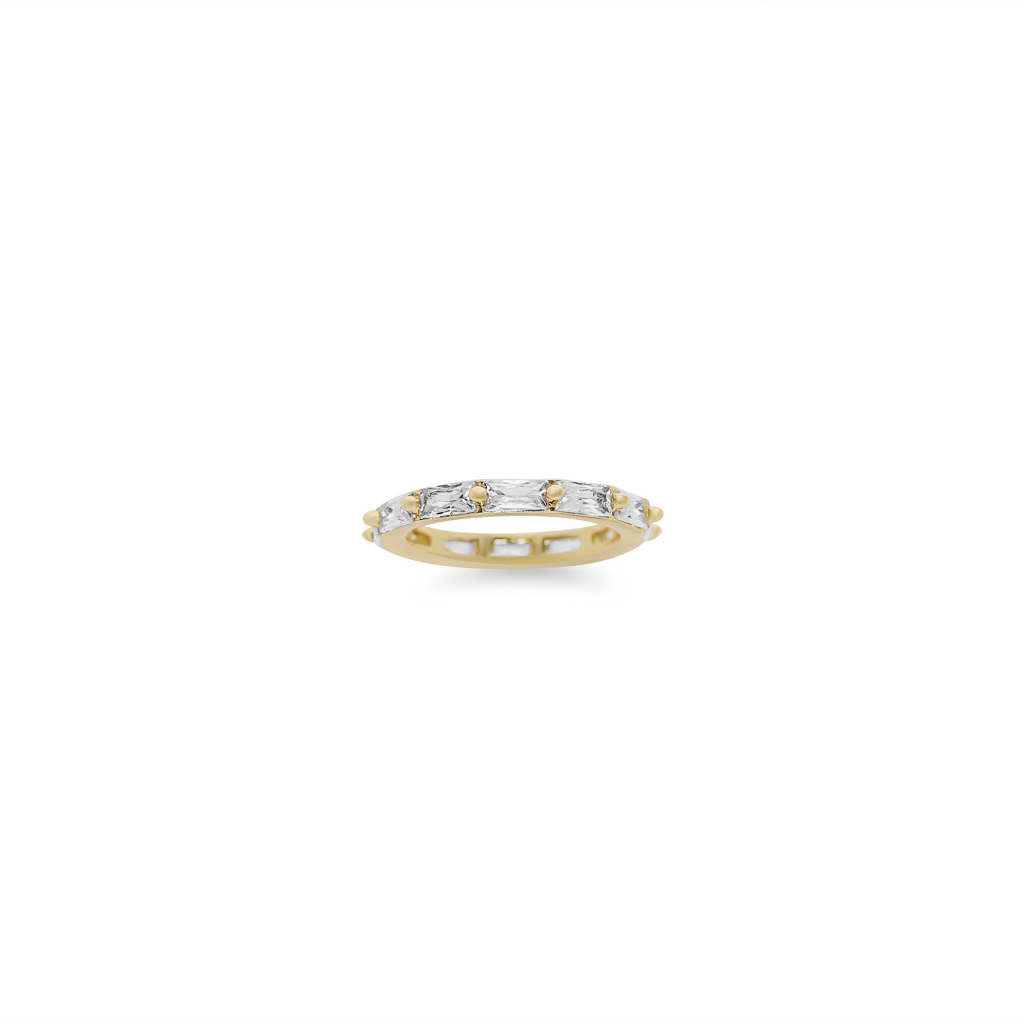 The Frosted Baguette Band (Smith & Cult X Argento Vivo) | Gold