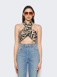 Women | Johanna Ortiz | Unique Places Crop Top Kuna And Antique Ecru | Black