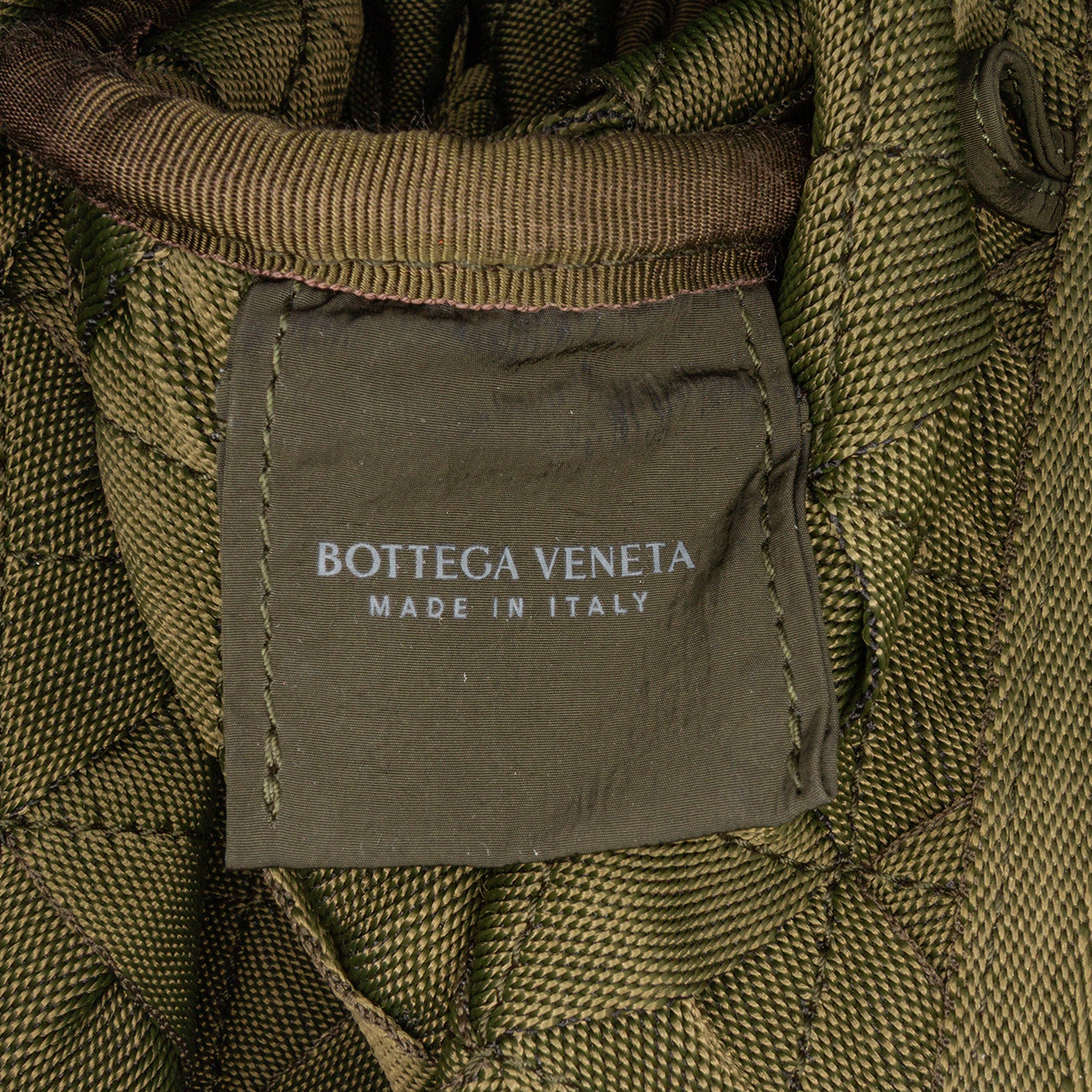 Bottega Veneta | Pre-Owned Canvas Intrecciato Tote | Green/Olive Green