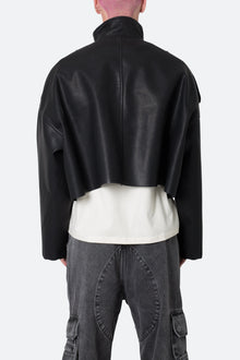 PU Cropped M65 Jacket | Black