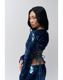 Paillette Bolero | Sapphire