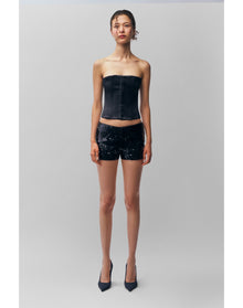 Paillette Short | Black