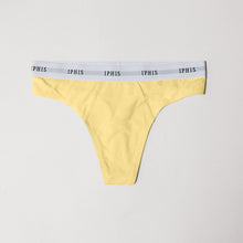 Pale Banana-Cotton-Thong-1