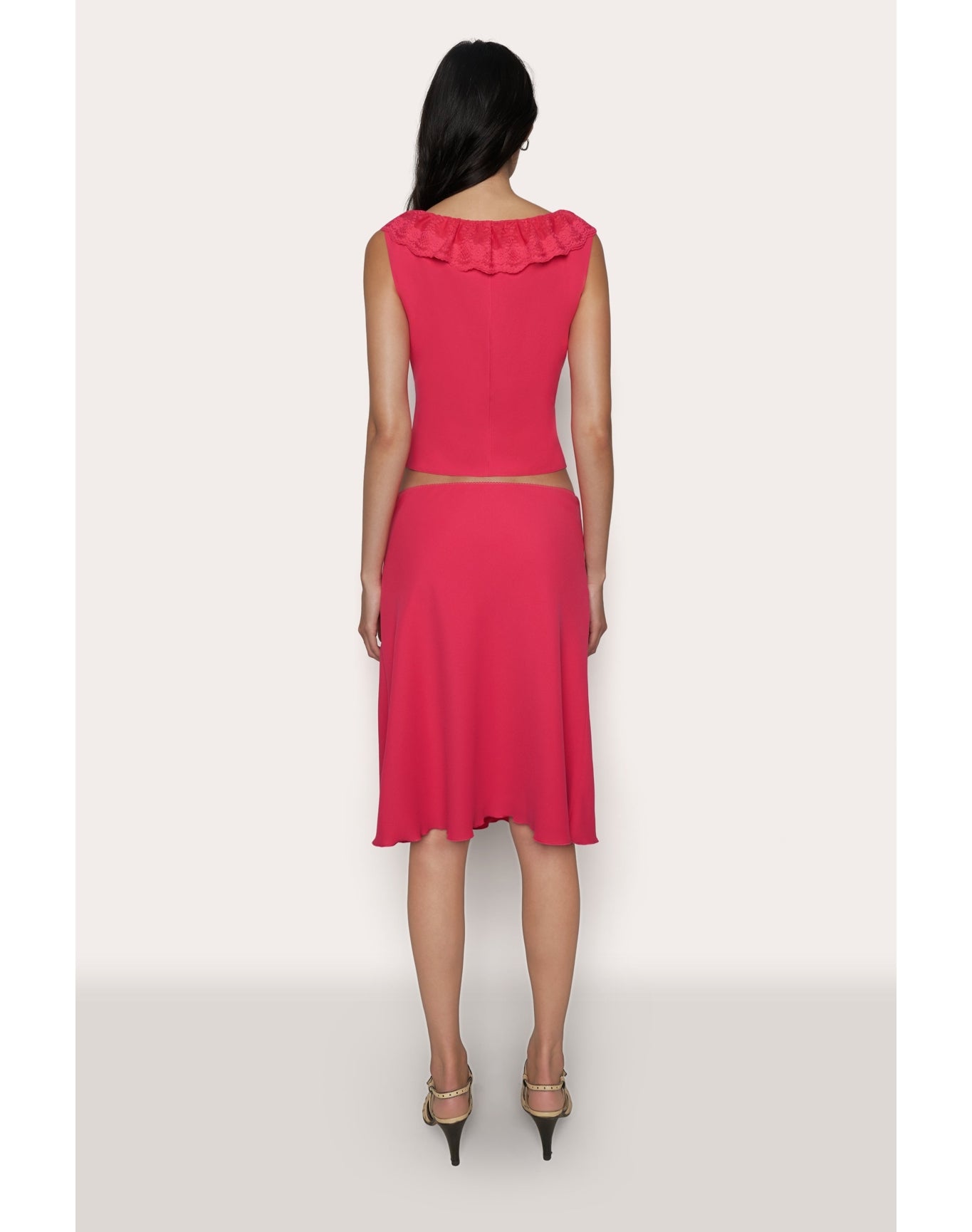 Paloma Lace Top | Fatale Pink