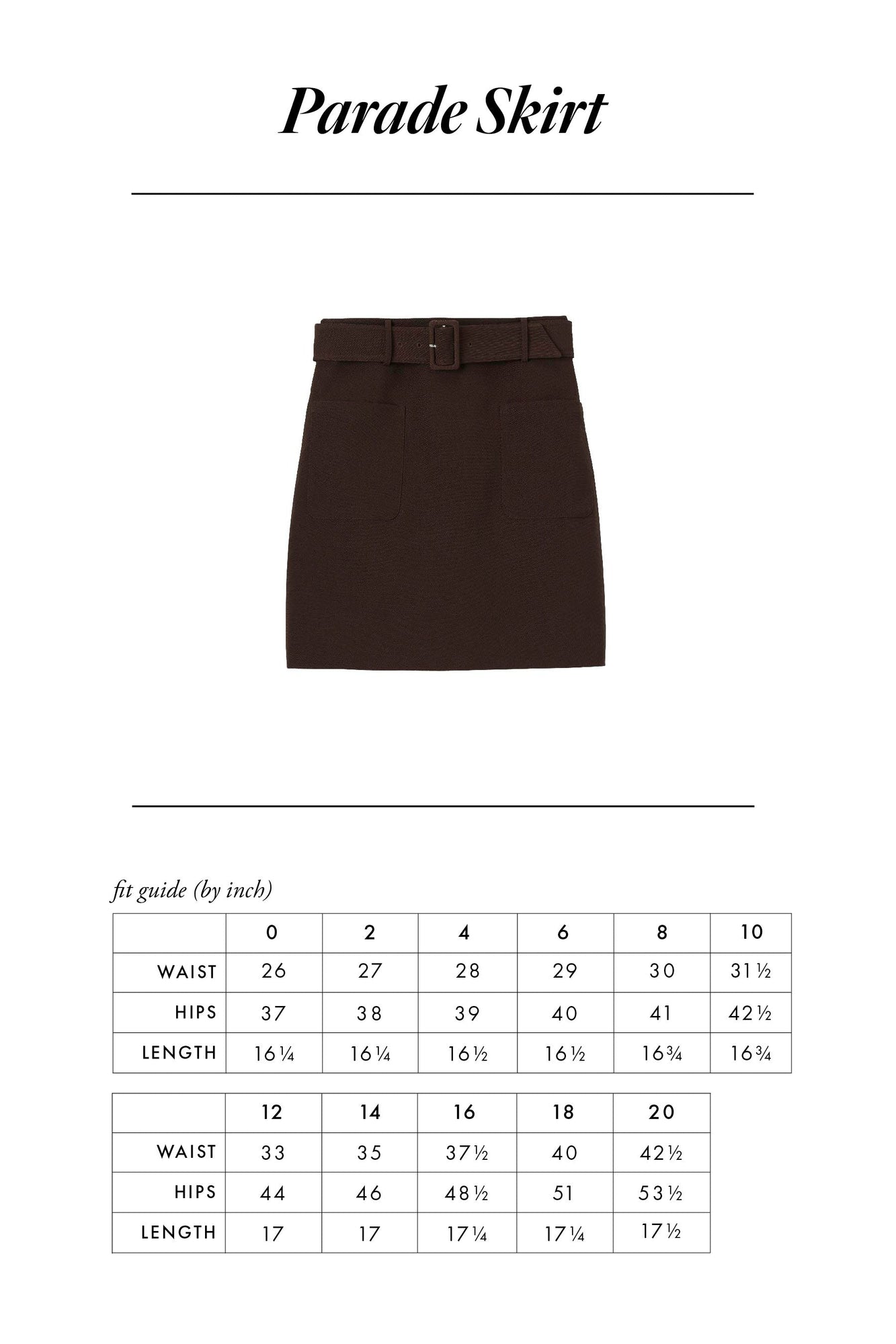 Parade Skirt | Black