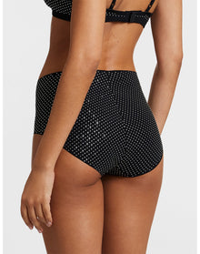 Party Starter High Rise Bikini | Crystal Black