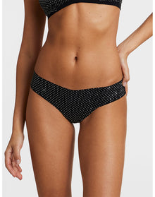 Party Starter Thong | Crystal Black