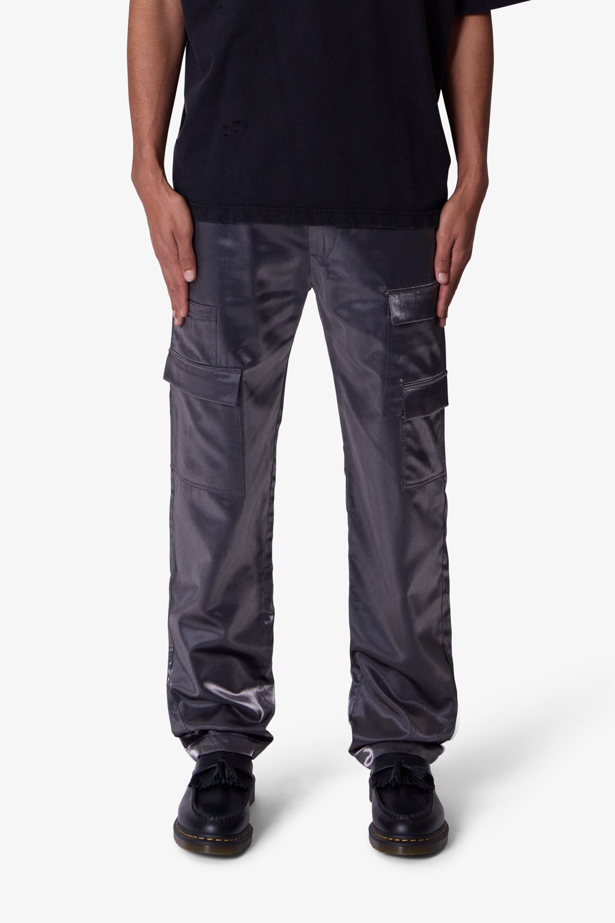 Patent Shine Pants | Black