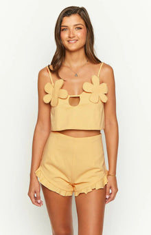 Petal Shorts | Yellow