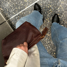 Unisex | Petra Pouch | Dusty Blue Suede