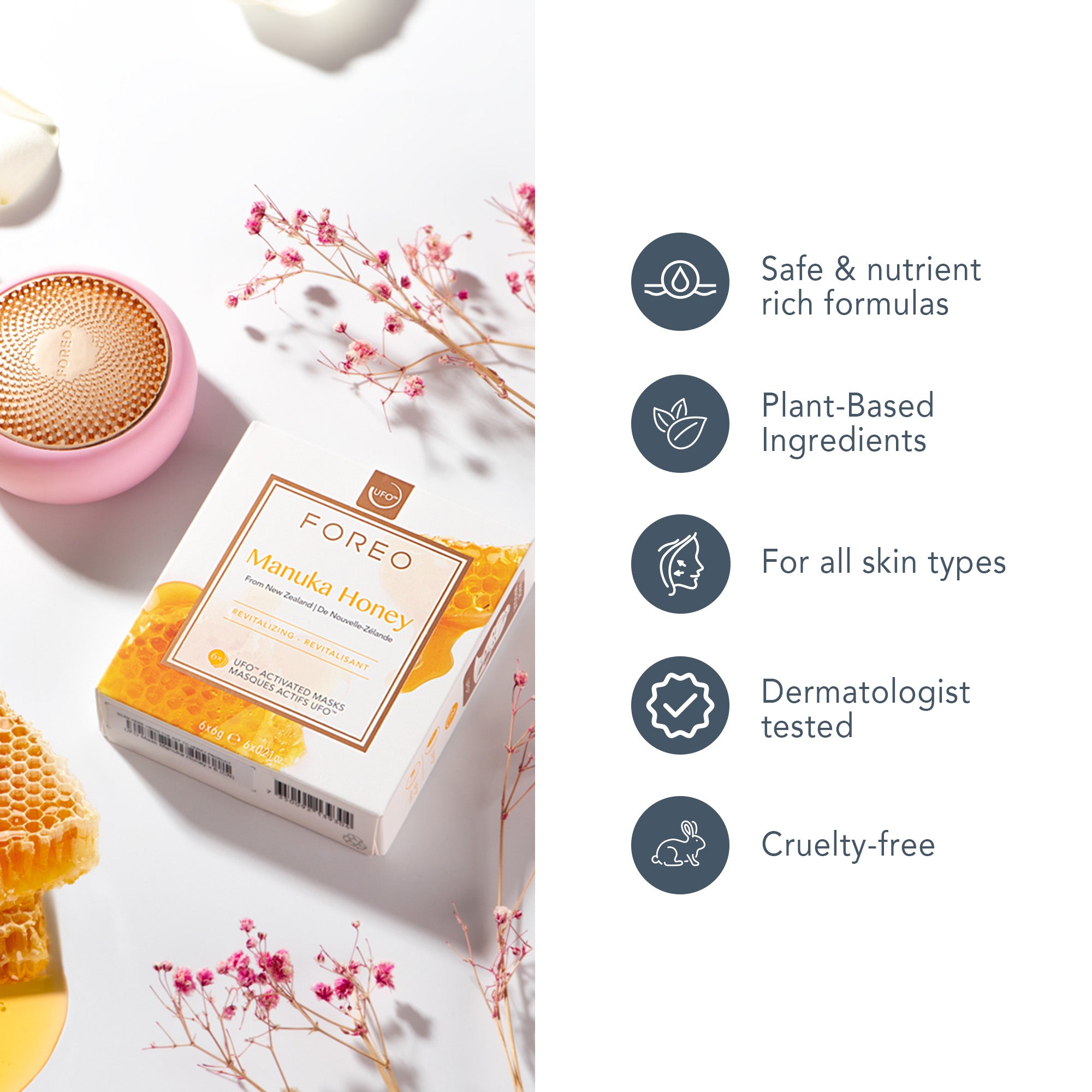 UFO Activated Mask - 6 Pack | Manuka Honey