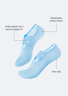 Pilates Grip Socks | Serenity Blue