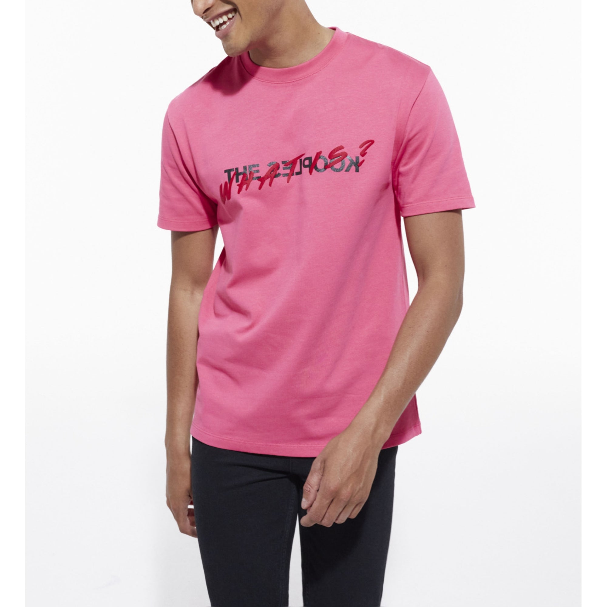 Pink What Is T-Shirt | Men | Old Rose