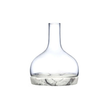 Chill Carafe With Marble Base | Clear Crystal/Marble