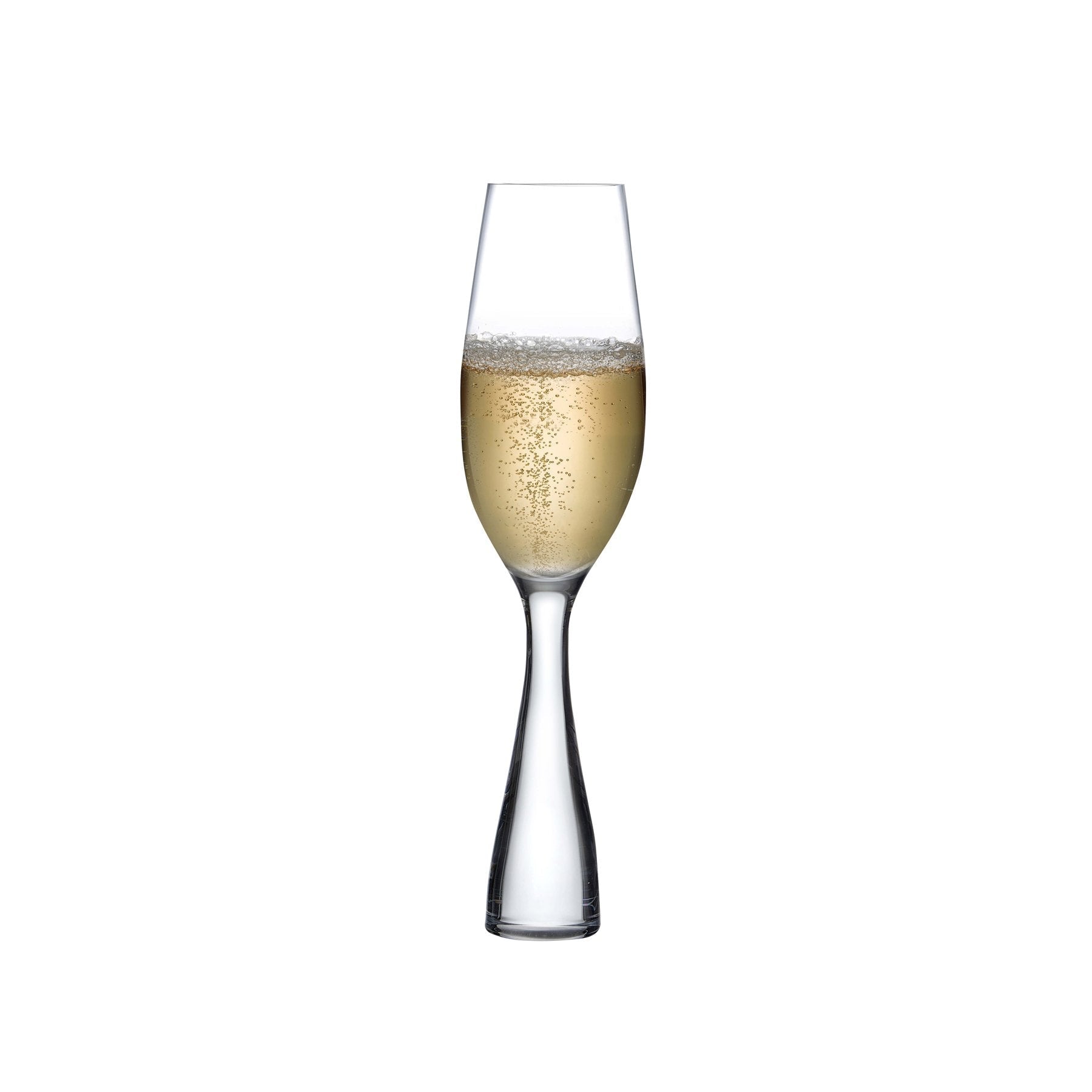 Wine Party Champagne Glasses | Clear Crystal | Set of 2