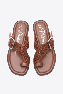 Z-Strap Macrame Sandal | Cocoa