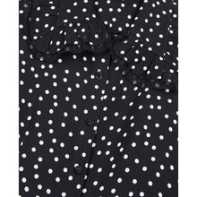 Polka Dot Shirt | Women | Black x White