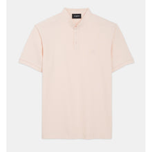 Polo With Officer Collar And Embroidery | Men | Pink