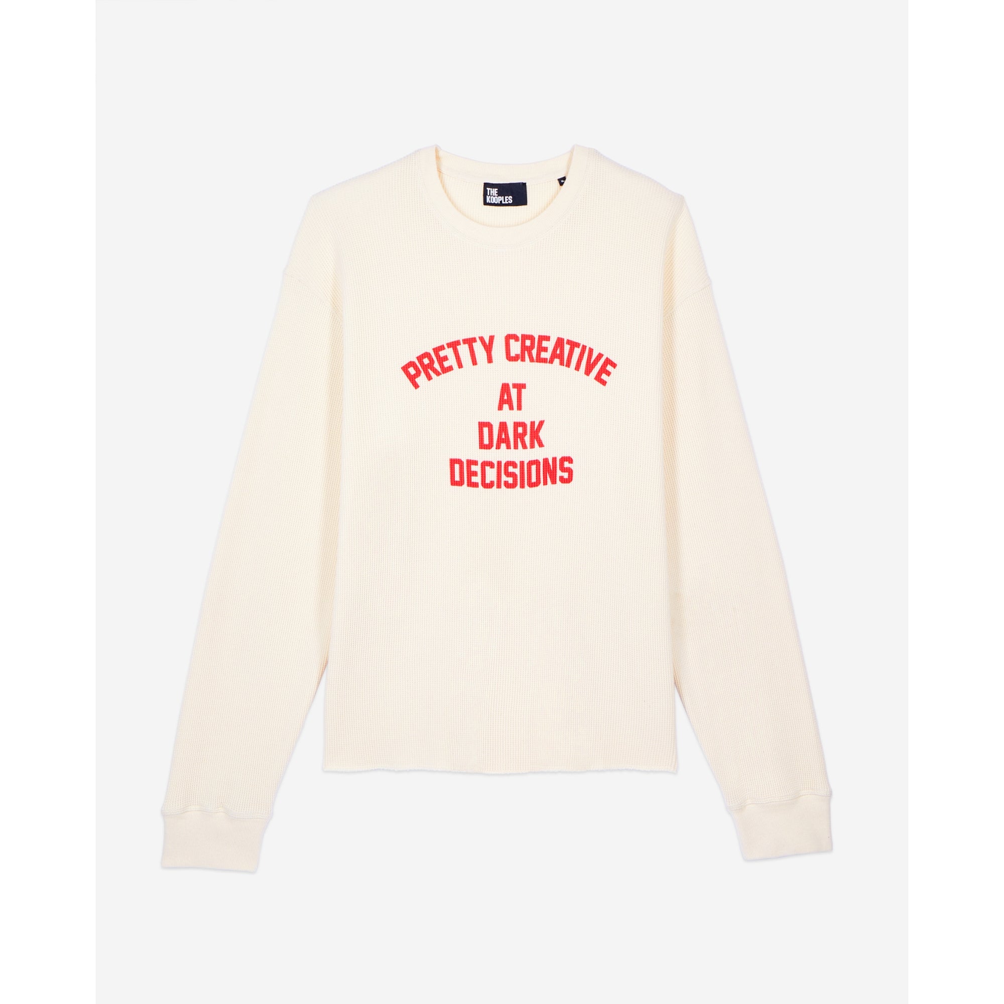 Pretty Creative Serigraphy Sweatshirt | Men | Ecru