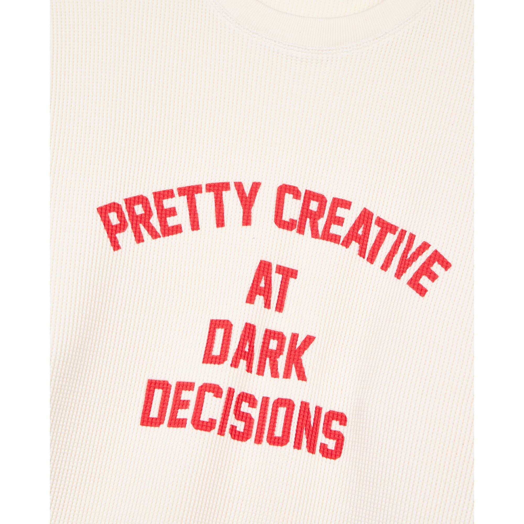 Pretty Creative Serigraphy Sweatshirt | Men | Ecru