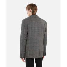 Prince Of Wales Wool Blazer | Men | Brown x Black