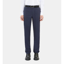 Prince Of Wales Wool Suit Trousers | Men | Navy Blue