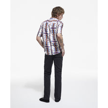 Printed Hawaiian Collar Shirt | Men | Ecru