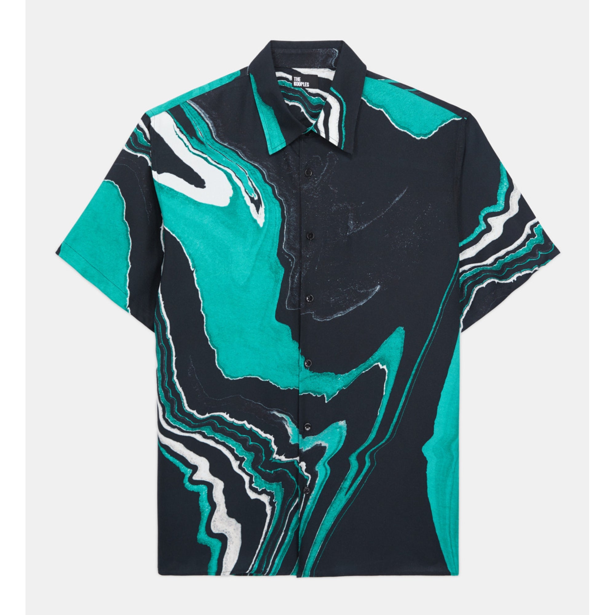 Printed Shirt | Men | Black x Green