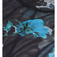 Printed T-Shirt | Women | Black Blue