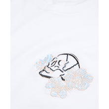 Printed T-Shirt With Skull And Flowers | Men | White