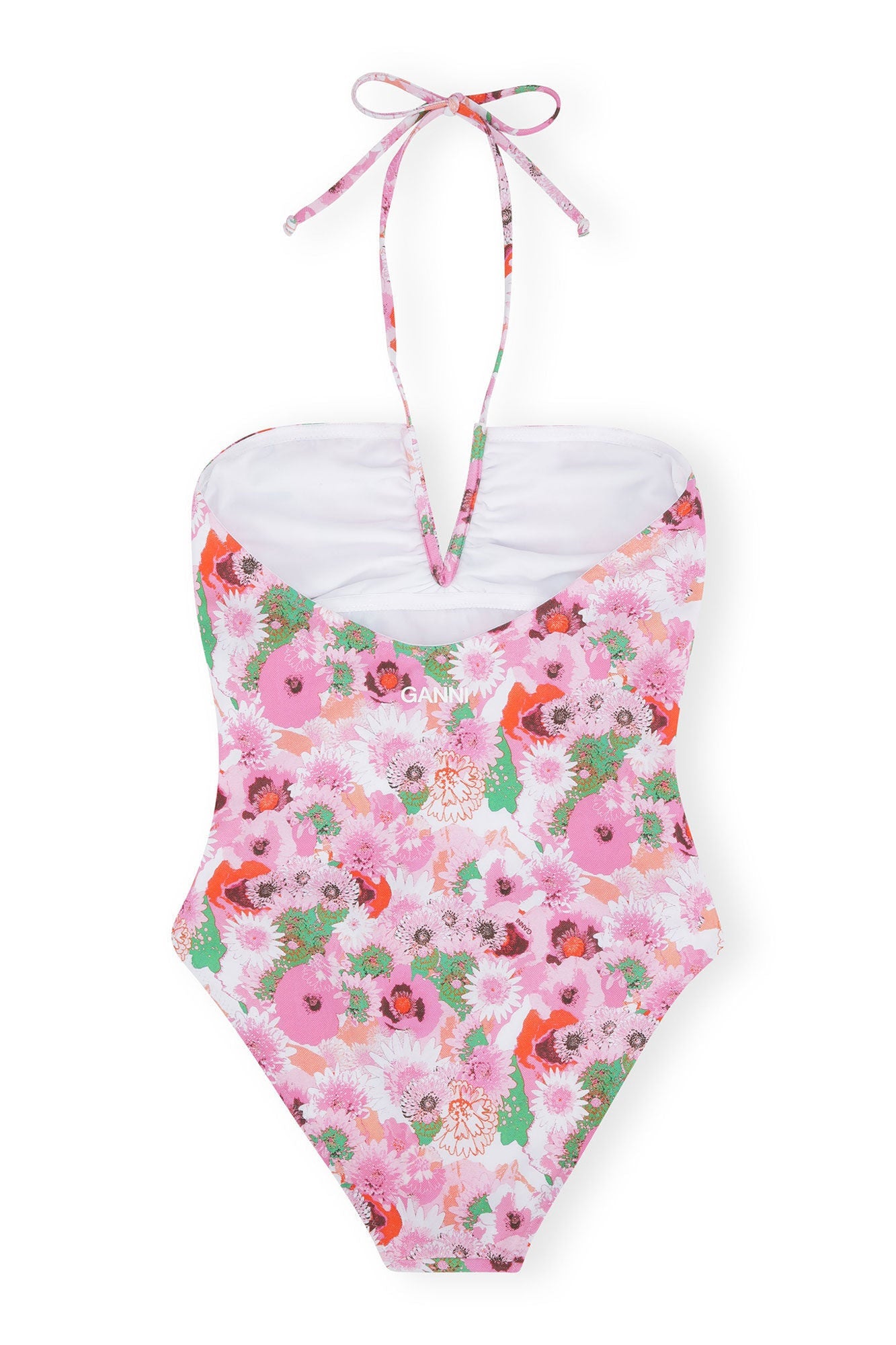 Printed V string Swimsuit | Sugar Plum