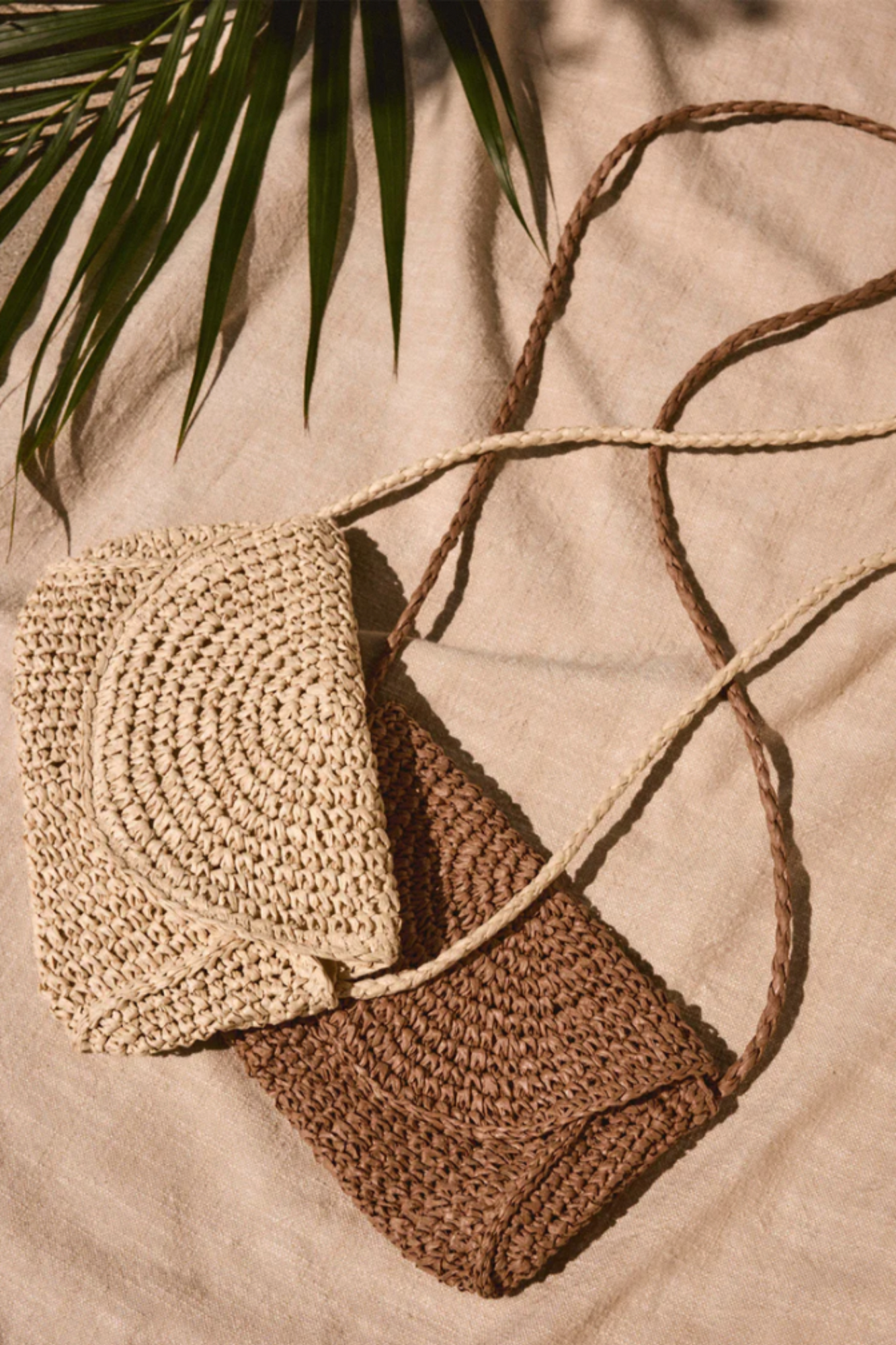 Z Supply | Sand Dollar Mini Straw Bag | Brown