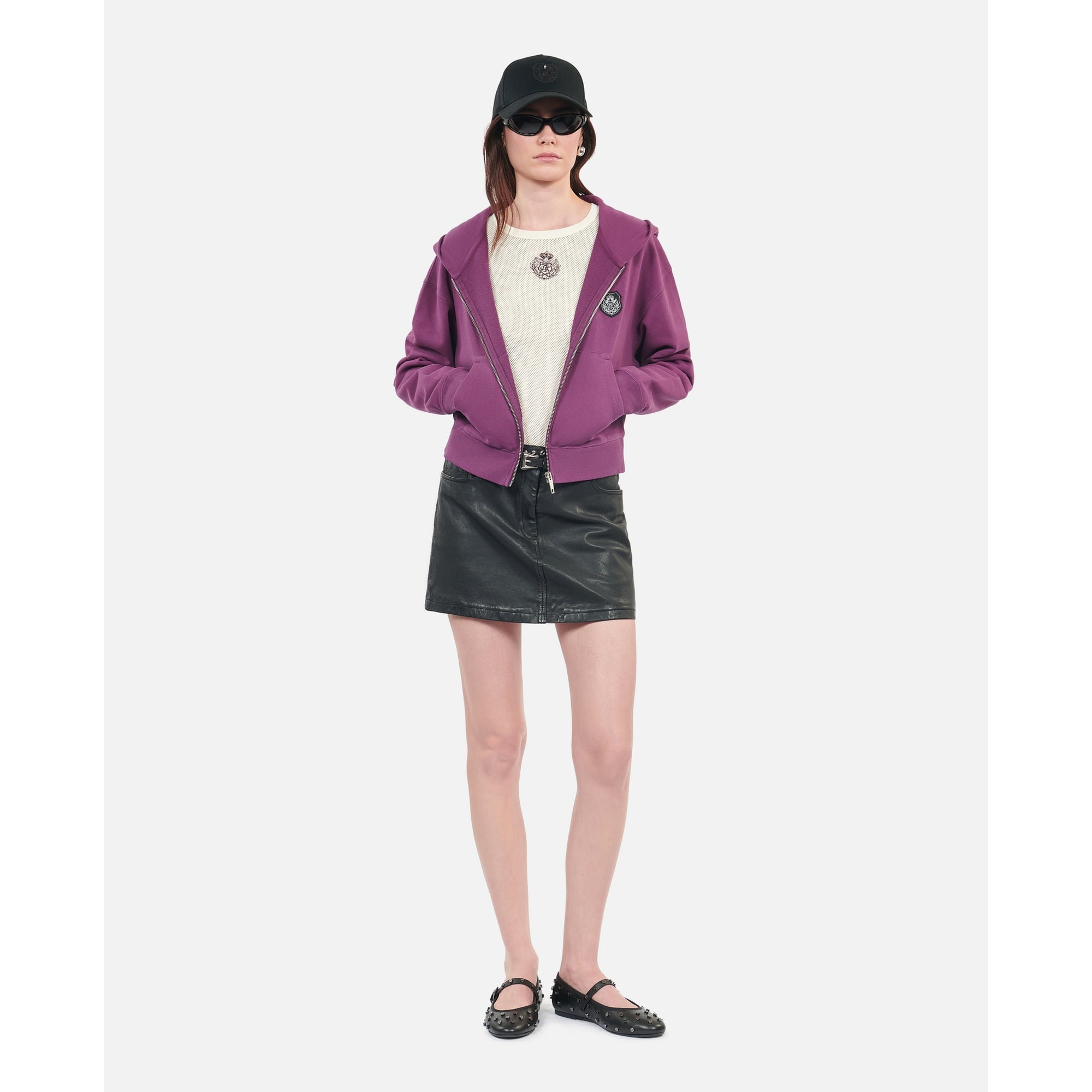 Purple Blazon Hoodie | Women | Prune