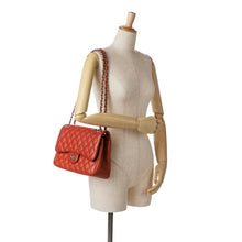 Chanel | Pre-Owned Jumbo Classic Caviar Double Flap | Red