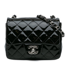 Chanel | Pre-Owned Mini Square Classic Patent Single Flap - X | Black