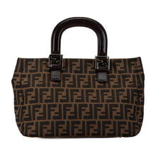 Fendi | Pre-Owned Small Zucca Canvas Twins Tote - II | Brown
