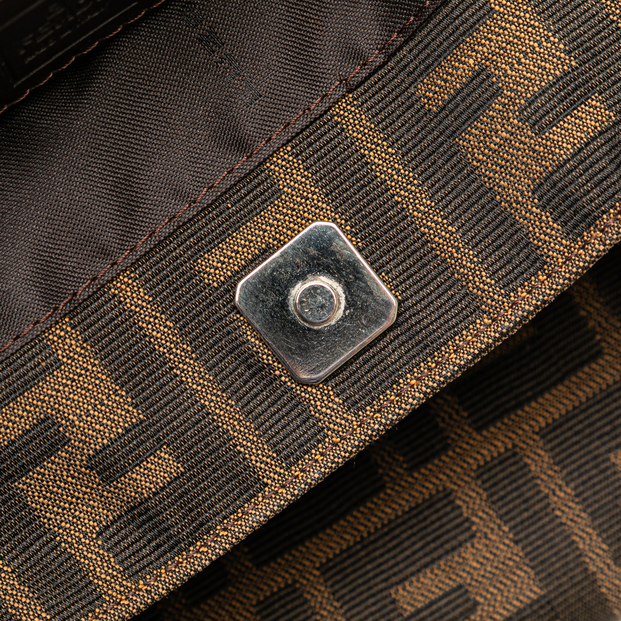 Fendi | Pre-Owned Small Zucca Canvas Twins Tote - II | Brown