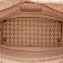 Dior Pre-Owned Small Houndstooth Lady D-Lite | Women | Pink x Light Pink