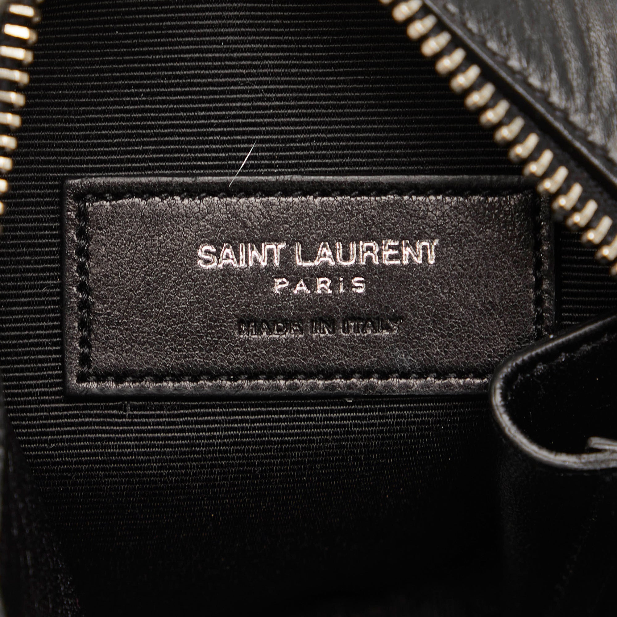 Saint Laurent Pre-Owned Pony Hair Round Crossbody | Women | Black